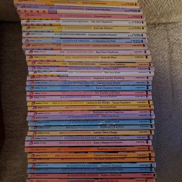 Other - Complete collection of Sleepover Friends vintage books!